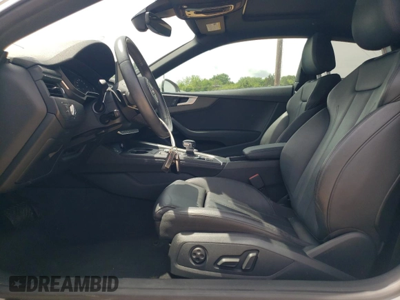 2019 Audi A5 Premium z VIN WAUSNAF57KA016399, wystawiony jako Copart lot #53288444 z przebiegiem 26 224 mil mil oraz Szkody całkowita. Historia ofert i sprzedaży dostępna na DreamBid. Obrazek 7.