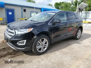 2017 Ford Edge Titanium z VIN 2FMPK4K94HBB62196, wystawiony jako Copart lot #55144465 z przebiegiem 97 964 mil mil oraz Szkody całkowita. Historia ofert i sprzedaży dostępna na DreamBid. Obrazek 1.