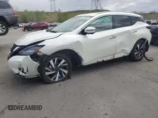 2022 Nissan Murano SL z VIN 5N1AZ2CS7NC117451, wystawiony jako Copart lot #56055305 z przebiegiem 44 488 mil mil oraz Szkoda całkowita • Salvage title. Historia ofert i sprzedaży dostępna na DreamBid. Obrazek 1.