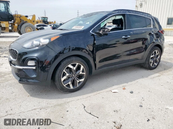 2021 Kia Sportage EX с VIN KNDPN3AC6M7928743, выставлен на аукционе Copart как лот 51664695 с пробегом 9 308 миль миль и Списание • Salvage title. История ставок и продаж доступна на DreamBid. Изображение 1.