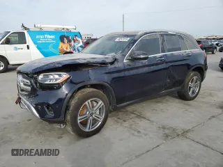 2022 Mercedes-Benz GLC with VIN W1N0G8DB3NG045561, listed as a Copart auction lot 48247015 with 16,987 mi miles and Salvage Title. Bid and sale history available at carsss.com. Image 1.