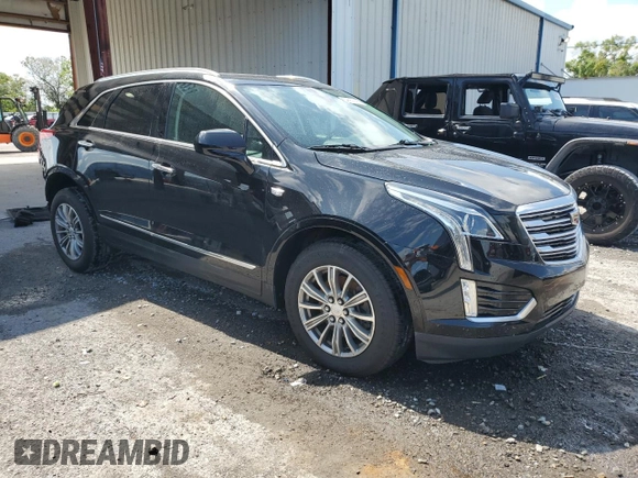 2017 Cadillac XT5 Luxury AWD with VIN 1GYKNDRS6HZ243674, listed as a Copart auction lot 59569145 with 74,550 mi miles and Salvage title. Bid and sale history available at DreamBid. Image 4.