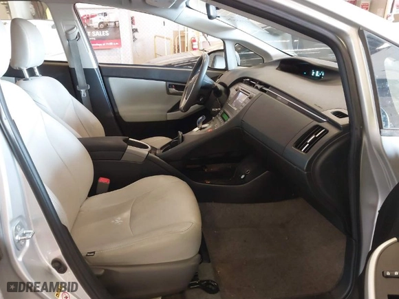 2012 Toyota Prius One with VIN JTDKN3DU5C1493732, listed as a IAAI auction lot 41686254 with 102,228 mi miles. Bid and sale history available at carsss.com. Image 5.