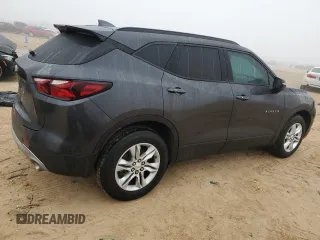 2022 Chevrolet Blazer LT with VIN 3GNKBJR48NS147768, listed as a Copart auction lot 43224285 with 45,336 mi miles and Salvage title. Bid and sale history available at DreamBid. Image 3.