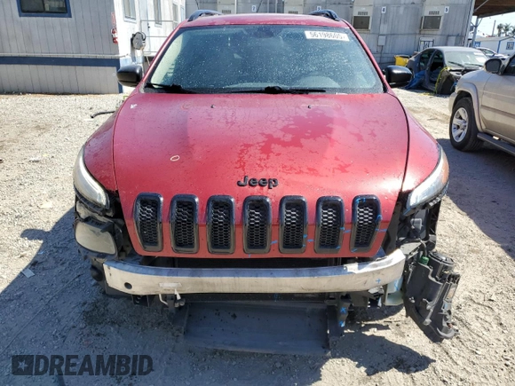 2016 Jeep Cherokee Altitude with VIN 1C4PJMAS5GW349598, listed as a Copart auction lot 56198605 with 148,739 mi miles and Salvage title. Bid and sale history available at DreamBid. Image 5.