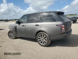2017 Land Rover Range Rover with VIN SALGR2FV2HA363076, listed as a Copart auction lot 44430135 with 59,275 mi miles and Salvage title. Bid and sale history available at DreamBid. Image 2.
