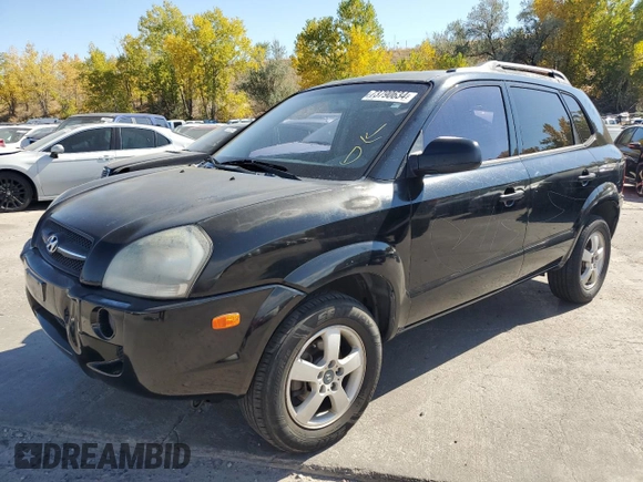 2007 Hyundai Tucson GLS with VIN KM8JM12B67U652939, listed as a Copart auction lot 73790634 with 155,199 mi miles and Clean Title. Bid and sale history available at carsss.com. Image 1.