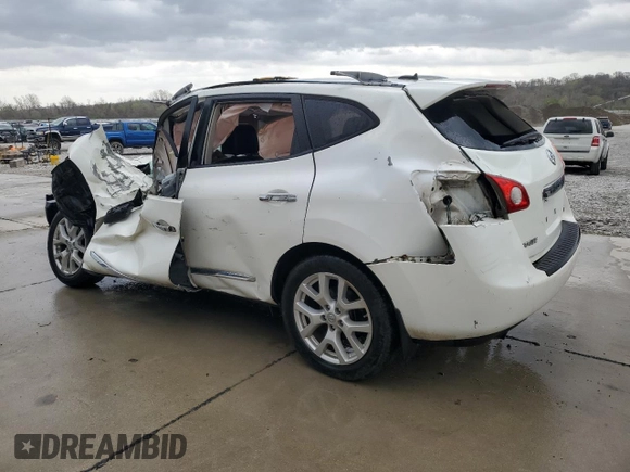 2013 Nissan Rogue S with VIN JN8AS5MV6DW647303, listed as a Copart auction lot 51522995 with Not Provided miles and Non Repairable. Bid and sale history available at DreamBid. Image 2.