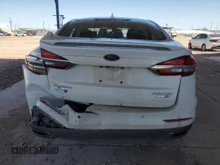 2020 Ford Fusion Titanium with VIN 3FA6P0D94LR191852, listed as a Copart auction lot 56948825 with 116,138 mi miles and Salvage title. Bid and sale history available at DreamBid. Image 6.