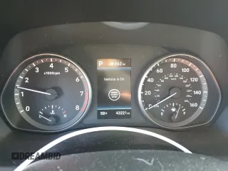 2018 Hyundai Elantra GT Sport with VIN KMHH55LC1JU032985, listed as a Copart auction lot 77598934 with 43,221 mi miles and Salvage Title. Bid and sale history available at carsss.com. Image 9.