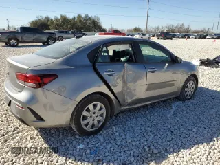 2022 Kia Rio S with VIN 3KPA24ADXNE477511, listed as a Copart auction lot 48555265 with 32,147 mi miles and Salvage Title. Bid and sale history available at carsss.com. Image 3.