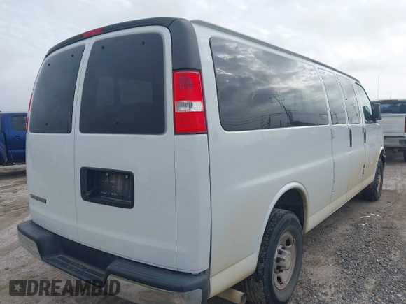 2020 Chevrolet Express Passenger LS with VIN 1GAZGNFG7L1241548, listed as a IAAI auction lot 42675352 with 9,651 mi miles and . Bid and sale history available at DreamBid. Image 6.