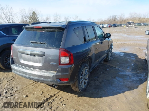 2017 Jeep Compass Latitude with VIN 1C4NJDEB0HD190200, listed as a IAAI auction lot 41733462 with 77,374 mi miles and . Bid and sale history available at DreamBid. Image 4.