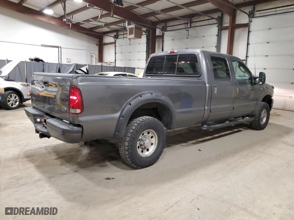 2003 Ford Super Duty F-250 XL with VIN 1FTNW21LX3EA89107, listed as a Copart auction lot 86303784 with 134,438 mi miles and Salvage Title. Bid and sale history available at carsss.com. Image 3.