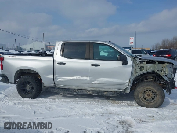 2020 Chevrolet Silverado 1500 Custom Trail Boss with VIN 3GCPYCEF7LG429531, listed as a IAAI auction lot 41555408 with 44,296 mi miles and . Bid and sale history available at DreamBid. Image 14.