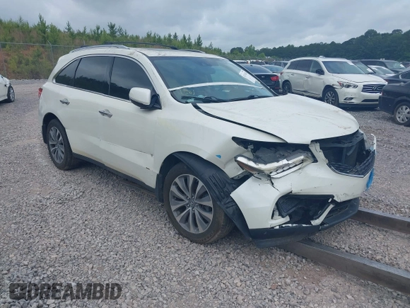 2014 Acura MDX Technology with VIN 5FRYD4H40EB022755, listed as a IAAI auction lot 42114240 with Not provided miles and . Bid and sale history available at DreamBid. Image 1.