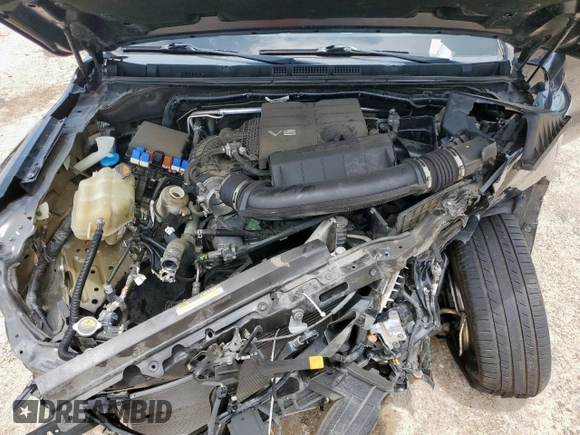 2022 Nissan Frontier SV with VIN 1N6ED1EJ7NN607859, listed as a Copart auction lot 60967545 with 48,828 mi miles and Salvage title. Bid and sale history available at DreamBid. Image 11.
