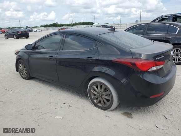 2016 Hyundai Elantra SE with VIN KMHDH4AE5GU626511, listed as a Copart auction lot 54536965 with 87,892 mi miles and Clean Title. Bid and sale history available at carsss.com. Image 2.