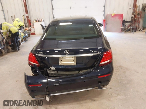 2018 Mercedes-Benz E with VIN WDDZF4KB7JA382850, listed as a IAAI auction lot 41991305 with 56,187 mi miles. Bid and sale history available at carsss.com. Image 16.