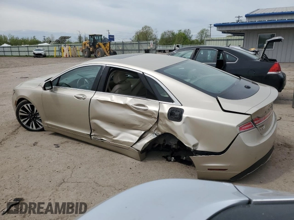2017 Lincoln MKZ Reserve z VIN 3LN6L5F92HR636110, wystawiony jako Copart lot #56138045 z przebiegiem 37 790 mil mil oraz Szkoda całkowita • Salvage title. Historia ofert i sprzedaży dostępna na DreamBid. Obrazek 2.
