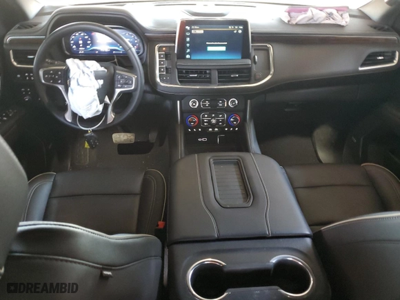2023 Chevrolet Tahoe Premier with VIN 1GNSKSKD2PR497726, listed as a Copart auction lot 43541675 with 17,939 mi miles and Salvage Title. Bid and sale history available at carsss.com. Image 8.