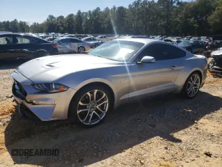 2020 Ford Mustang GT with VIN 1FA6P8CF3L5161931, listed as a Copart auction lot 47137965 with 63,381 mi miles and Salvage Title. Bid and sale history available at carsss.com. Image 1.