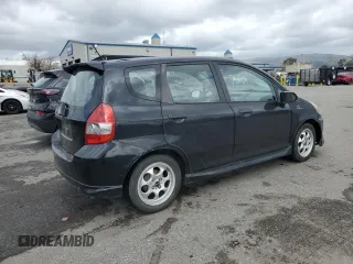 2007 Honda Fit Sport with VIN JHMGD37617S004392, listed as a Copart auction lot 44965225 with 137,896 mi miles and Salvage Title. Bid and sale history available at carsss.com. Image 3.