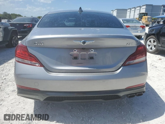 2020 Genesis G70 2.0T with VIN KMTG64LA2LU062426, listed as a Copart auction lot 57937265 with 45,255 mi miles and Salvage title. Bid and sale history available at DreamBid. Image 6.