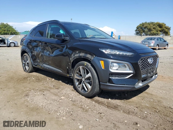 2018 Hyundai Kona Ultimate with VIN KM8K53A50JU172394, listed as a Copart auction lot 62982974 with 50,618 mi miles and Salvage Title. Bid and sale history available at carsss.com. Image 4.