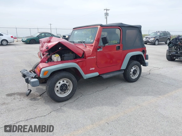 1998 Jeep Wrangler SE with VIN 1J4FY29PXWP785510, listed as a IAAI auction lot 41998116 with 92,390 mi miles and . Bid and sale history available at DreamBid. Image 17.