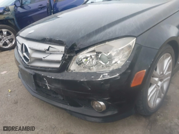 2009 Mercedes-Benz C-Class 3.0L Sport with VIN WDDGF54X19F207143, listed as a IAAI auction lot 41718227 with 128,147 mi miles. Bid and sale history available at carsss.com. Image 6.