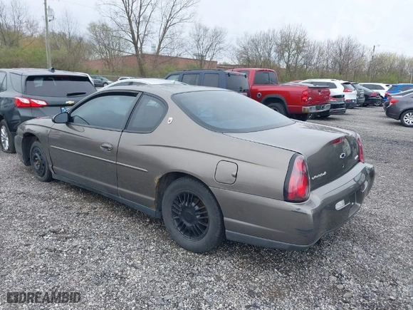 2002 Chevrolet Monte Carlo LS with VIN 2G1WW12EX29235532, listed as a IAAI auction lot 41957875 with 132,969 mi miles. Bid and sale history available at carsss.com. Image 3.