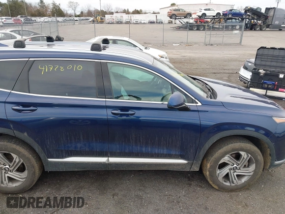 2022 Hyundai Santa Fe SEL with VIN 5NMS2DAJ8NH443618, listed as a IAAI auction lot 41728010 with 77,066 mi miles. Bid and sale history available at carsss.com. Image 13.