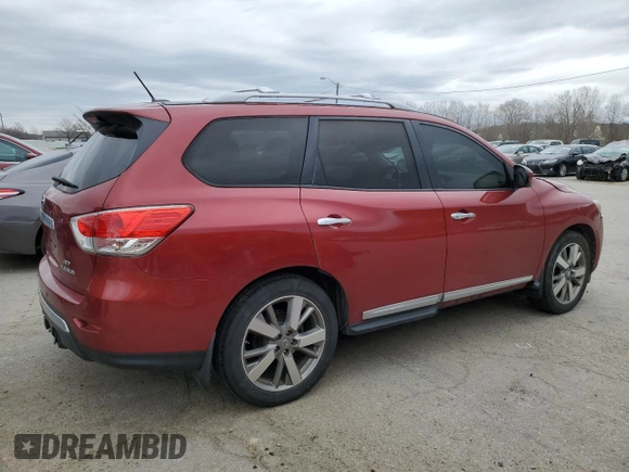 2015 Nissan Pathfinder SV with VIN 5N1AR2MM4FC705793, listed as a Copart auction lot 49404455 with 208,370 mi miles and Salvage Title. Bid and sale history available at carsss.com. Image 3.