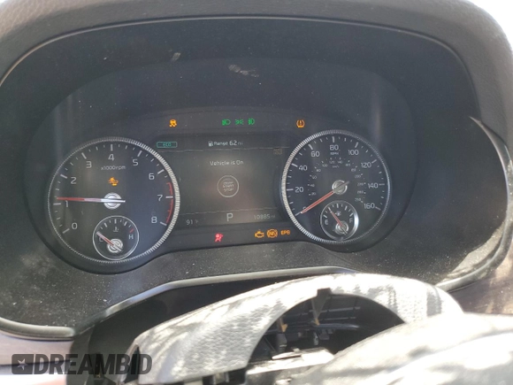 2021 Kia Telluride SX with VIN 5XYP5DHC9MG186787, listed as a Copart auction lot 64638815 with 10,885 mi miles and Salvage title. Bid and sale history available at DreamBid. Image 9.