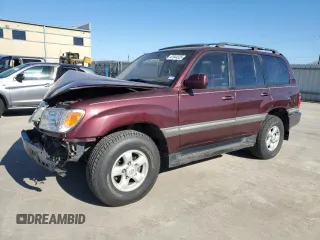 1999 Toyota Land Cruiser with VIN JT3HT05J4X0044917, listed as a Copart auction lot 47044325 with 0 mi miles and Clean Title. Bid and sale history available at carsss.com. Image 1.