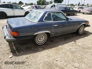 1983 Mercedes-Benz 380 380SL with VIN WDBBA45A3DB028172, listed as a Copart auction lot 66039584 with 54,772 mi miles and Salvage Title. Bid and sale history available at carsss.com. Image 3.