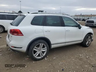 2012 Volkswagen Touareg Exec with VIN WVGEF9BP5CD007456, listed as a Copart auction lot 85225874 with Not Provided miles and Non Repairable. Bid and sale history available at DreamBid. Image 3.