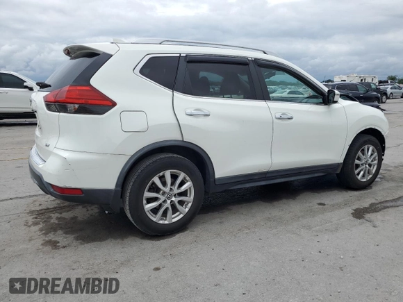 2017 Nissan Rogue SV with VIN KNMAT2MT1HP602744, listed as a Copart auction lot 57971345 with 159,362 mi miles and Salvage title. Bid and sale history available at DreamBid. Image 3.