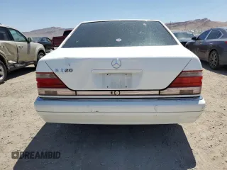 1997 Mercedes-Benz S-Class with VIN WDBGA32G2VA348003, listed as a Copart auction lot 64472134 with 110,371 mi miles and Salvage Title. Bid and sale history available at carsss.com. Image 6.