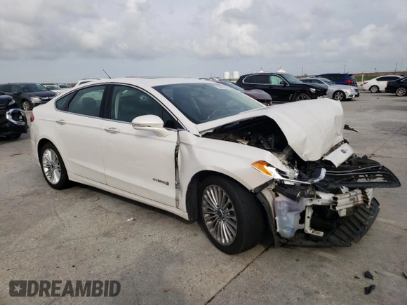 2014 Ford Fusion Titanium Hybrid with VIN 3FA6P0RU7ER333062, listed as a Copart auction lot 53961035 with 160,898 mi miles and Salvage Title. Bid and sale history available at carsss.com. Image 4.