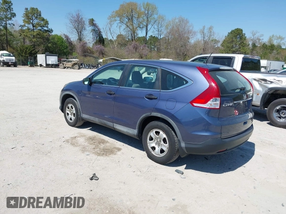 2014 Honda CR-V LX with VIN 2HKRM3H36EH555640, listed as a IAAI auction lot 41870403 with 214,882 mi miles. Bid and sale history available at carsss.com. Image 3.