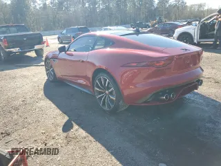 2021 Jaguar F-Type R with VIN SAJD51FE1MCK73529, listed as a Copart auction lot 41490695 with 23,201 mi miles and Salvage Title. Bid and sale history available at DreamBid. Image 2.