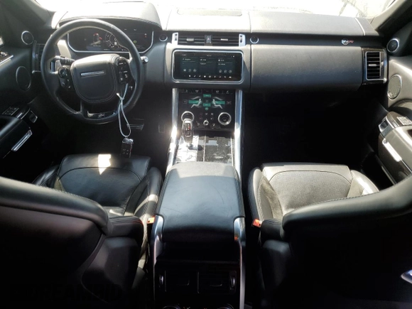 2019 Land Rover Range Rover Sport SVR with VIN SALWZ2SEXKA853080, listed as a Copart auction lot 74125794 with 52,855 mi miles and Salvage Title. Bid and sale history available at DreamBid. Image 8.