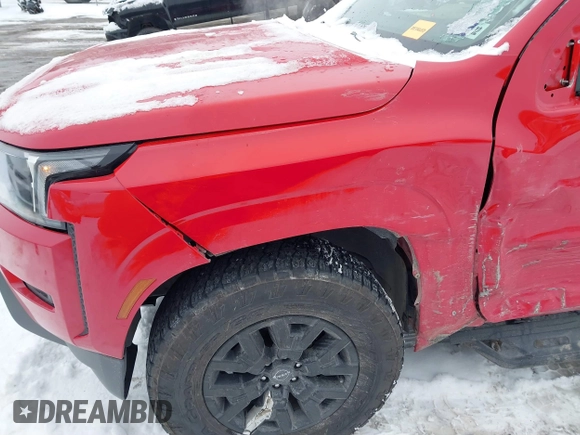 2022 Nissan Frontier SV with VIN 1N6ED1EK6NN691214, listed as a IAAI auction lot 41278521 with 55,510 mi miles and . Bid and sale history available at DreamBid. Image 17.