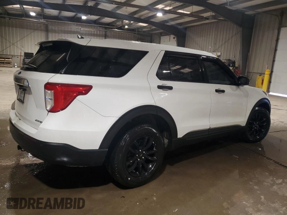 2021 Ford Explorer with VIN 1FMSK8BH1MGC30918, listed as a Copart auction lot 42980365 with 38,108 mi miles and Salvage Title. Bid and sale history available at carsss.com. Image 3.