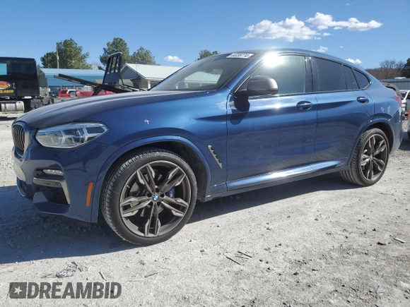 2020 BMW X4 M40i with VIN 5UX2V5C01LLE69394, listed as a Copart auction lot 44036774 with 22,582 mi miles and Clean title. Bid and sale history available at DreamBid. Image 1.