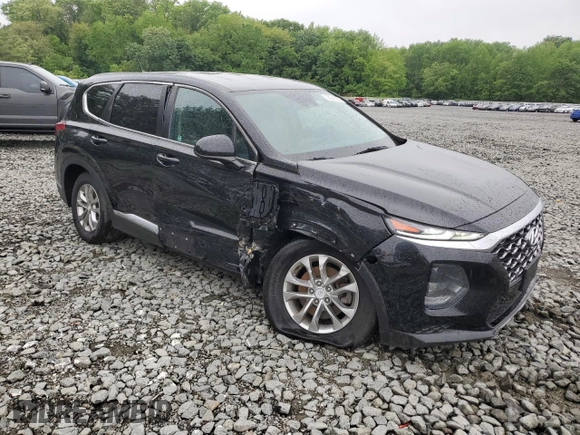 2020 Hyundai Santa Fe SE with VIN 5NMS2CAD1LH232892, listed as a Copart auction lot 56045055 with 40,211 mi miles and Salvage title. Bid and sale history available at DreamBid. Image 4.