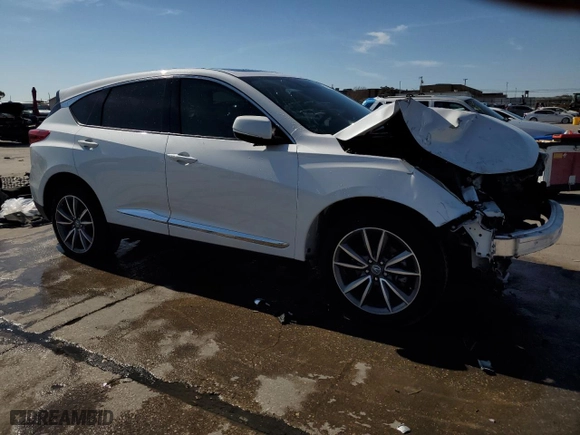 2023 Acura RDX w/Technology Package with VIN 5J8TC1H58PL003832, listed as a Copart auction lot 77990164 with 27,556 mi miles and Salvage Title. Bid and sale history available at carsss.com. Image 4.