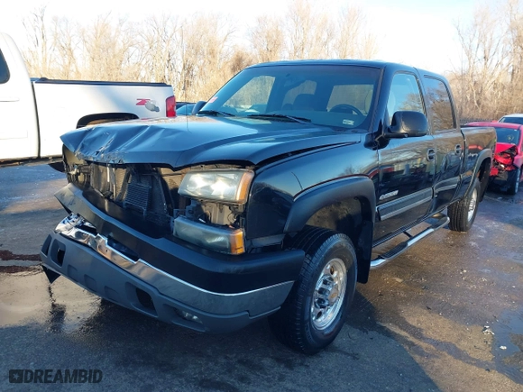 2003 Chevrolet Silverado 2500HD LS with VIN 1GCHK23U23F214612, listed as a IAAI auction lot 41307158 with 95,012 mi miles. Bid and sale history available at carsss.com. Image 19.